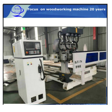 China Rotary 4th Axis Wood Door Engraving Aluminum Window Milling CNC Router Cutting Machine for Wooden Door Design